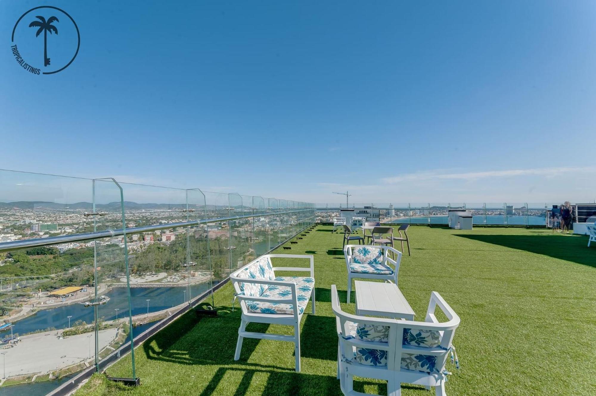 Terraza Con Vista Al Mar, Bbq Y Piscina Appartement Mazatlán Buitenkant foto