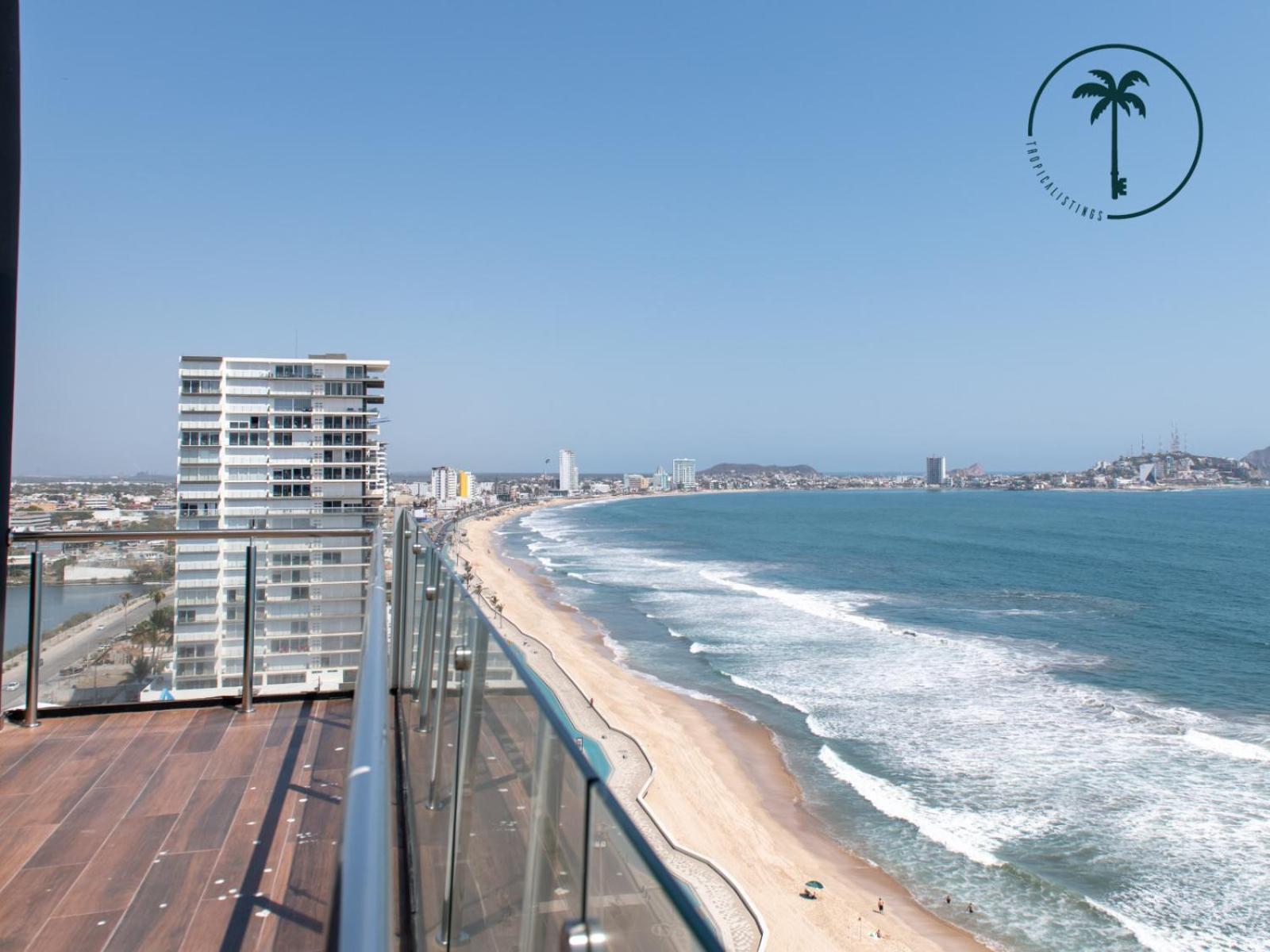 Terraza Con Vista Al Mar, Bbq Y Piscina Appartement Mazatlán Buitenkant foto