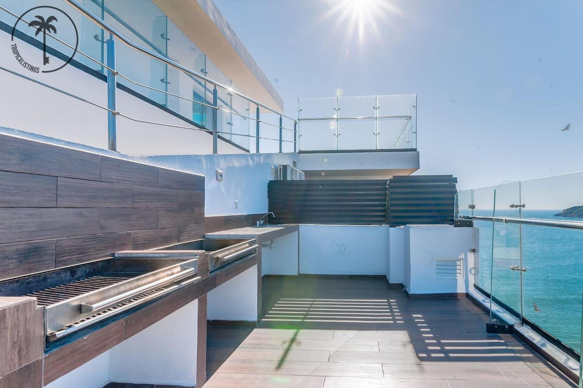Terraza Con Vista Al Mar, Bbq Y Piscina Appartement Mazatlán Buitenkant foto